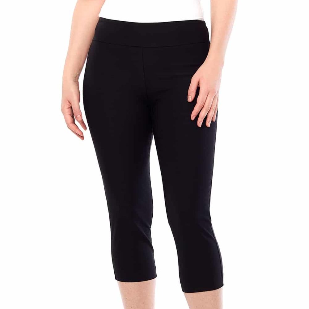 Up Cropped/Capri Pant - Black, Size 8